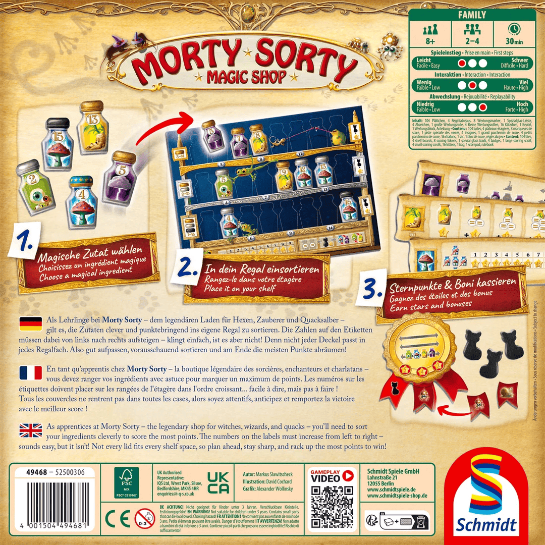 Morty Sorty Magic Shop (ML) JEUX - Famille