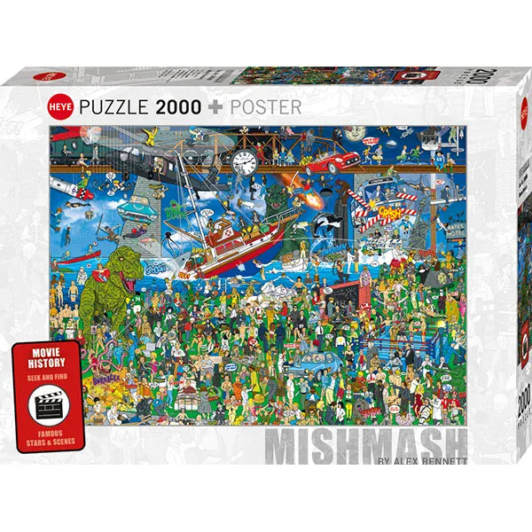 Movie History, Mishmash (2000 pcs) CASSE-TÊTE - 2000 morceaux