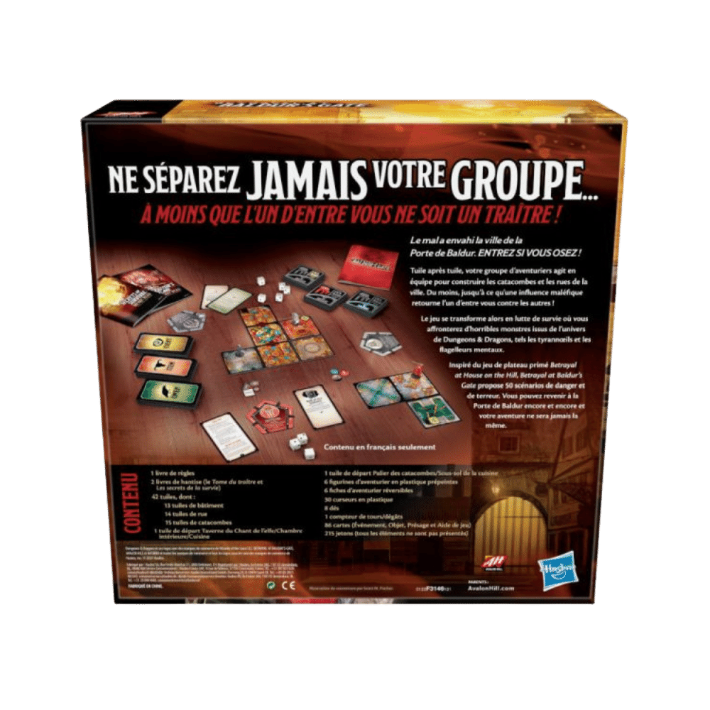 Betrayal at Baldur's Gate, jeu coopératif-Achat en ligne L'As des jeux