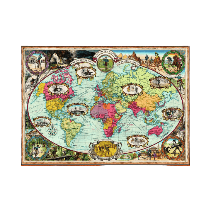 Bicycle Ride Around the World (1000pc)