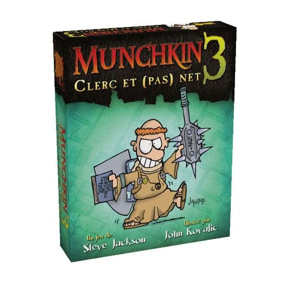 Munchkin: 3 Clerc et Pas Net (FR) JEUX - Jeux de cartes
