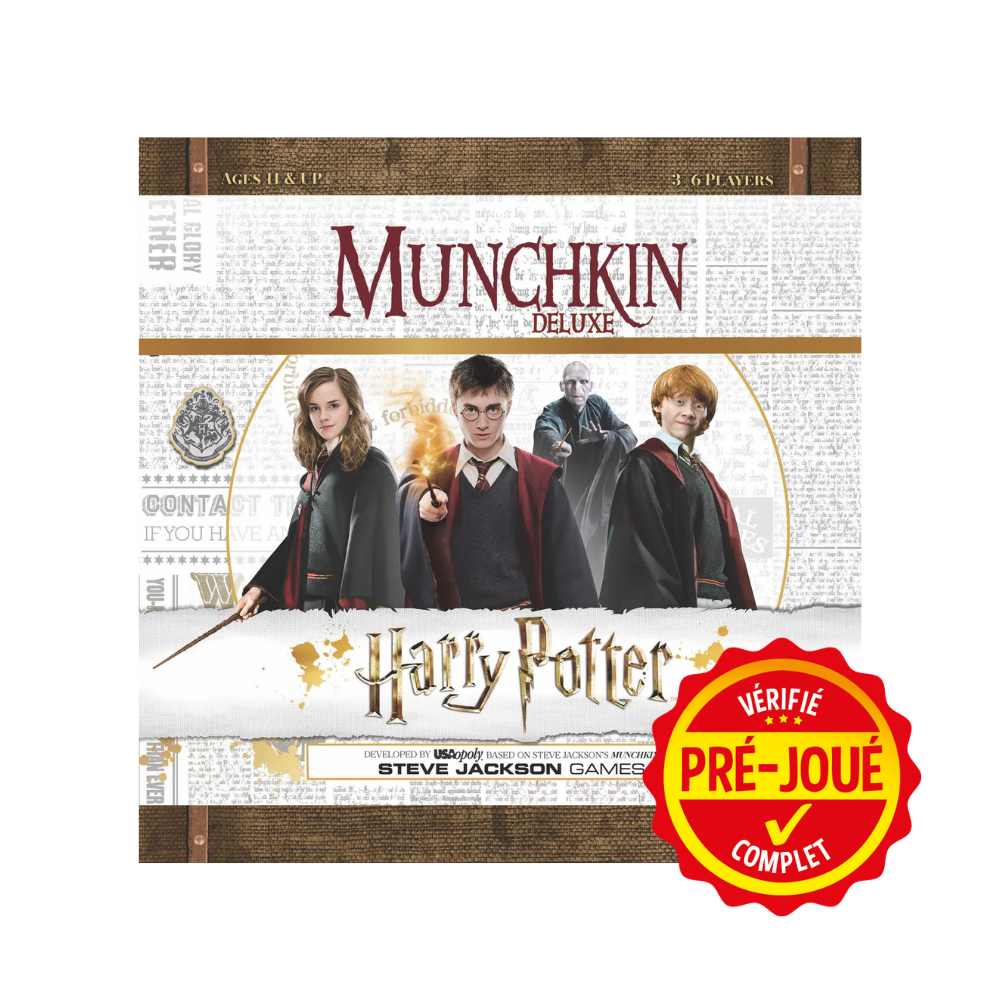 Munchkin: Harry Potter Deluxe (pré-joué) (EN) BAZAR - Bazar - Stratégie