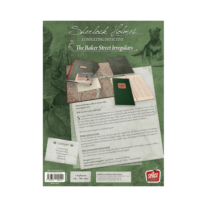 Sherlock Holmes Consulting Detective:Baker St Irregulars jeu société