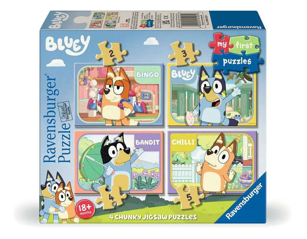 My First Puzzles -  Bluey (2, 3, 4 &amp; 5 pcs) CASSE-TÊTE - 2 - 24 morceaux
