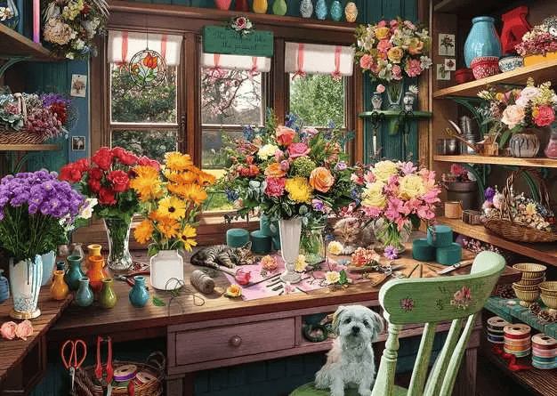 My Haven No.13 Flower Arranger (Puzzle 1000 pcs) CASSE-TÊTE - 1000 morceaux