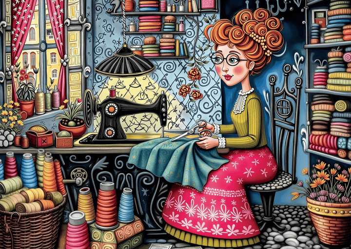 My Sewing Studio (1000pcs) CASSE-TÊTE - 1000 morceaux