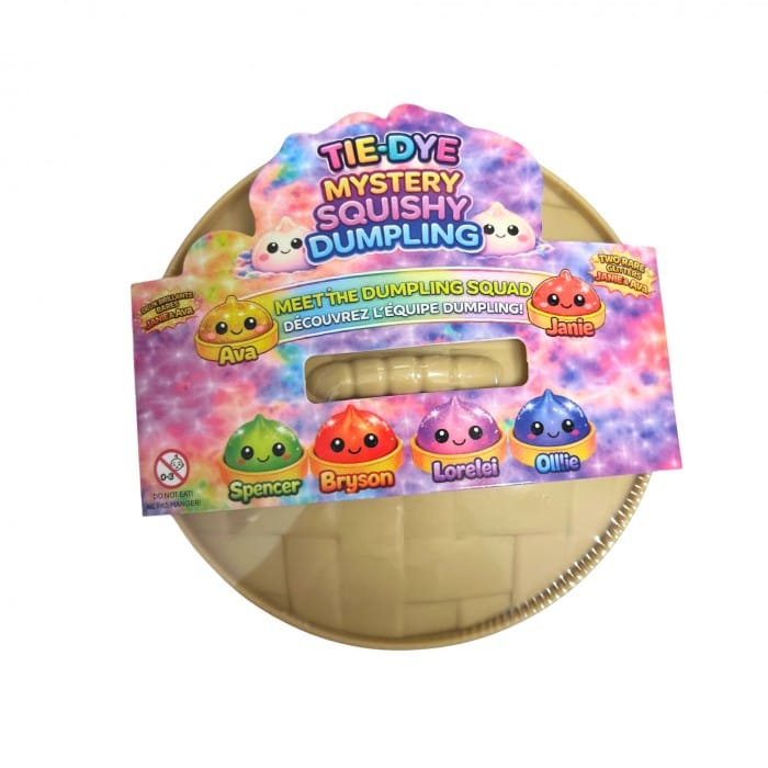 Mystery Squishy Dumpling - Tie-Dye PASSE-TEMPS - Jouets - Jouets sensoriels & fidget