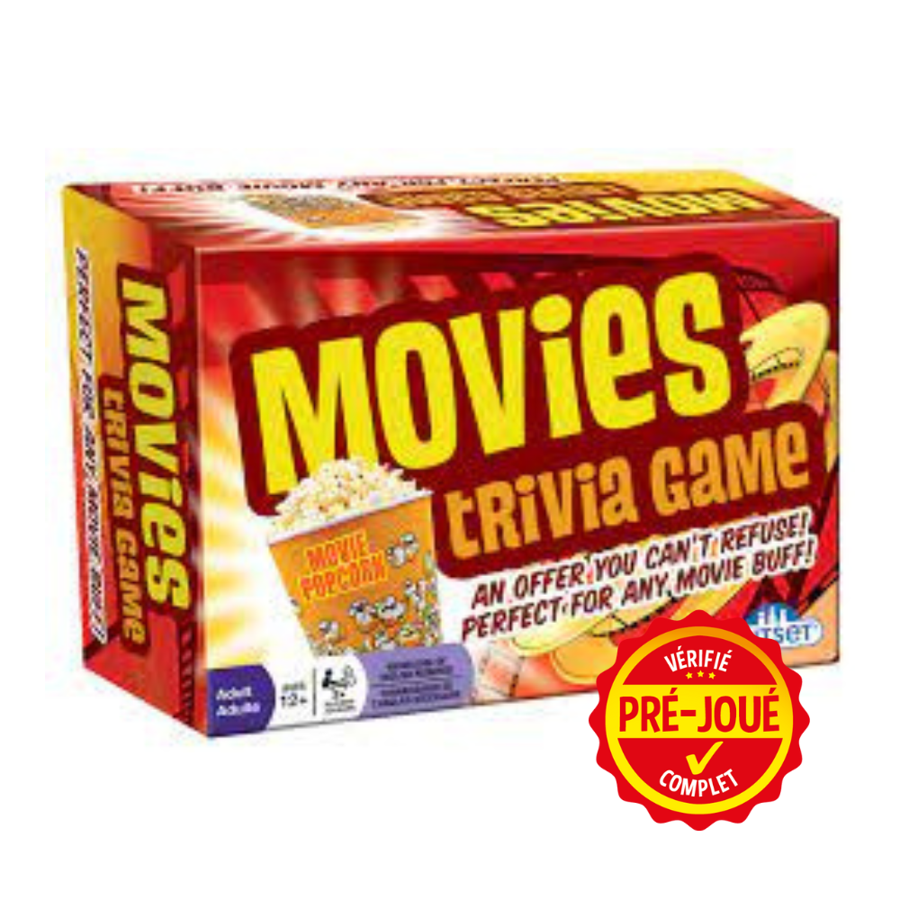 Movies trivia game [pré-joué] (EN)