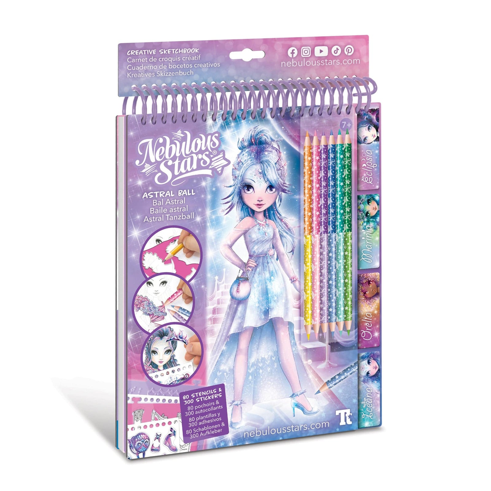 Nebulous Star: Carnet de croquis créatif - Bal Astral PASSE-TEMPS - Nebulous Stars