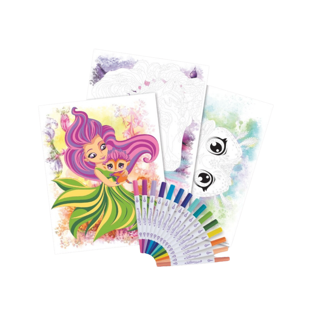 Nebulous Stars - Ensemble de coloriage par numéro - Nenuphia (ML) PASSE-TEMPS - Nebulous Stars