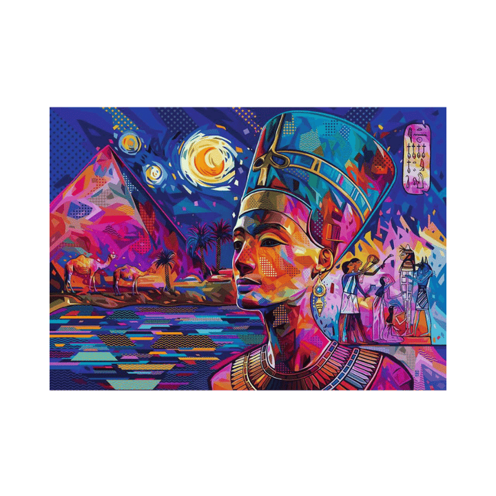 Nefertiti on the Nile (1000 pc) CASSE-TÊTE - 1000 morceaux