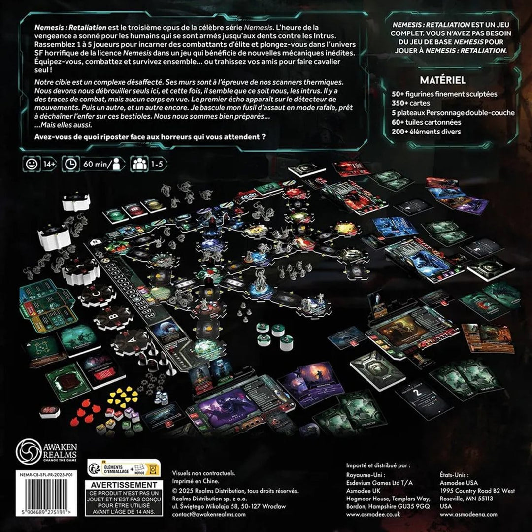 Nemesis: Retaliation: Core Box (FR) JEUX - Stratégie - Stratégie avancé