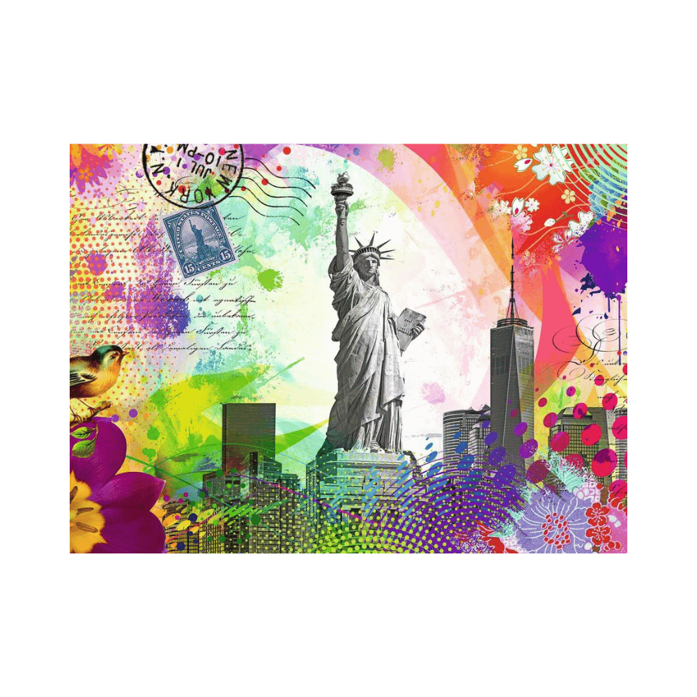 New York Postcard (500 pc) CASSE-TÊTE - 400 - 550 morceaux