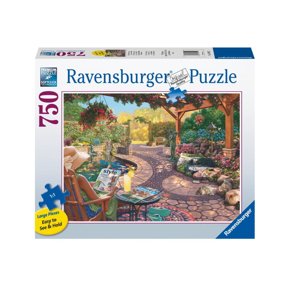 Puzzle 750: Cozy Backyard Bliss