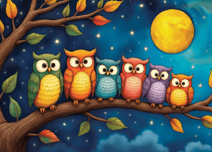 Night Owls Club (1000 pcs) CASSE-TÊTE - 1000 morceaux