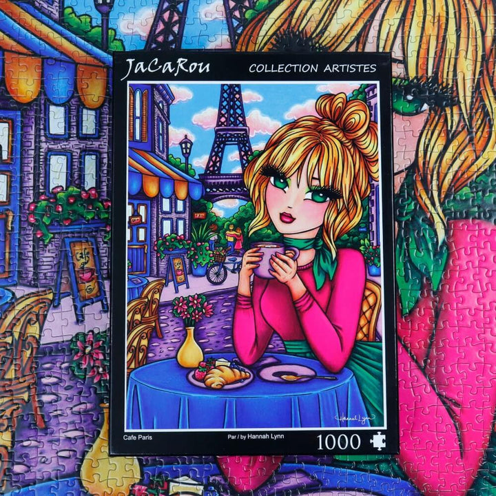 Café Paris casse-tête JaCaRou Puzzle buy online L'As des jeux 