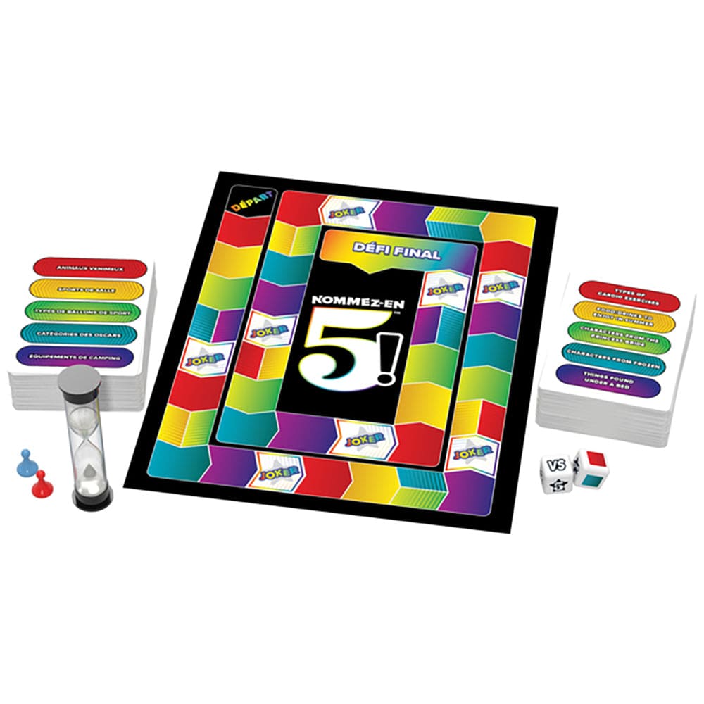 Nommez-en 5: jeu de société d'ambiance | Livraison rapide! 