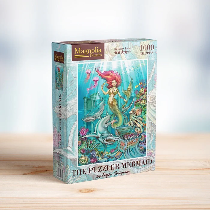 The Puzzler Mermaid Magnolia Puzzles buy online | Casse-tête Magnolia