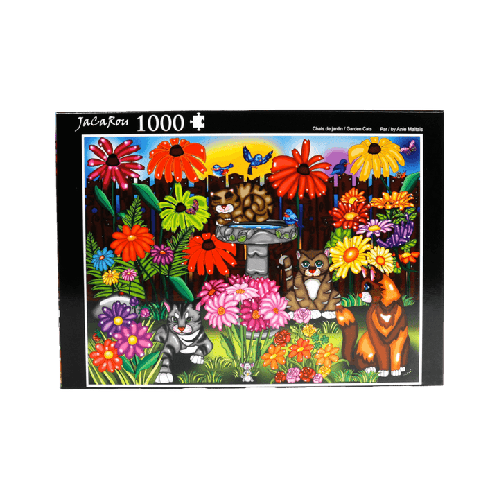 Chats de jardin | Garden Cats | Casse-tête JaCaRou puzzle