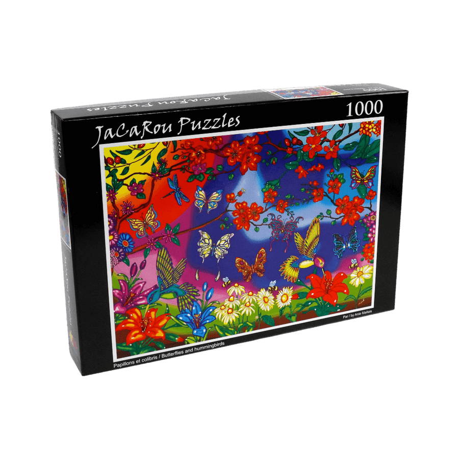Puzzle 1000: Papillons et colibris - L'As des jeux - Boutique de jeux