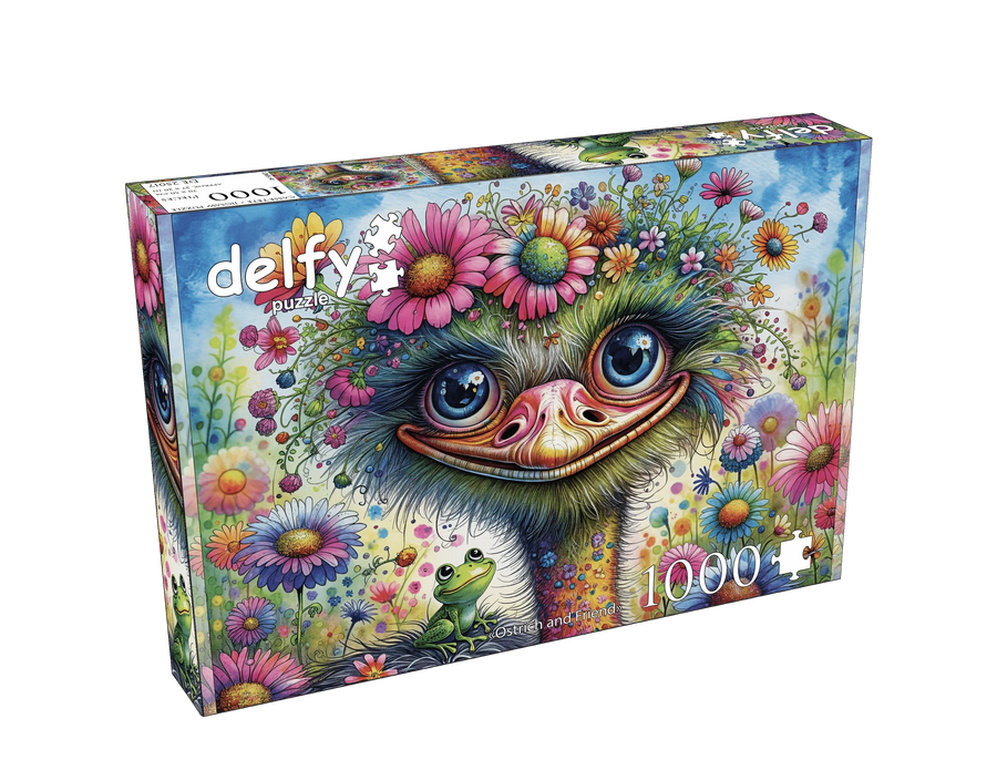Ostrich and Friend (1000 pcs) CASSE-TÊTE & - 1000 morceaux