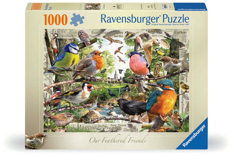 Our Feathered Friends (1000 pcs) CASSE-TÊTE - 1000 morceaux