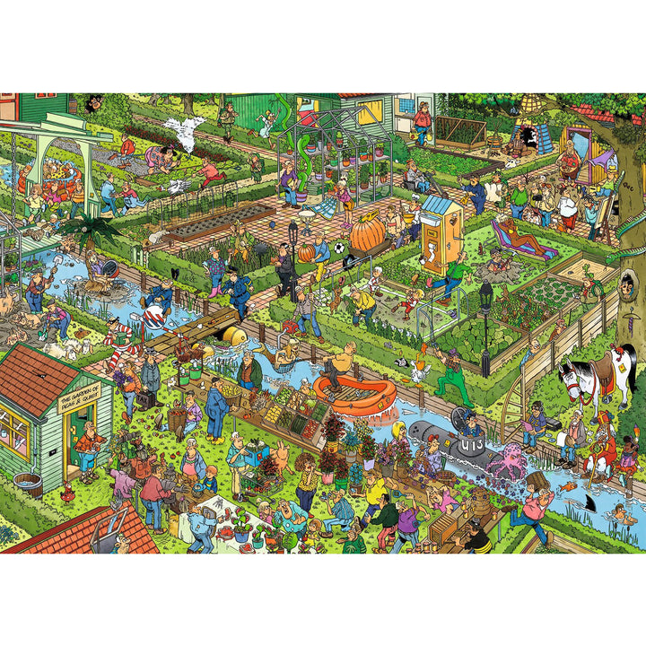Puzzle 1000: Le jardin de légumes, JvH