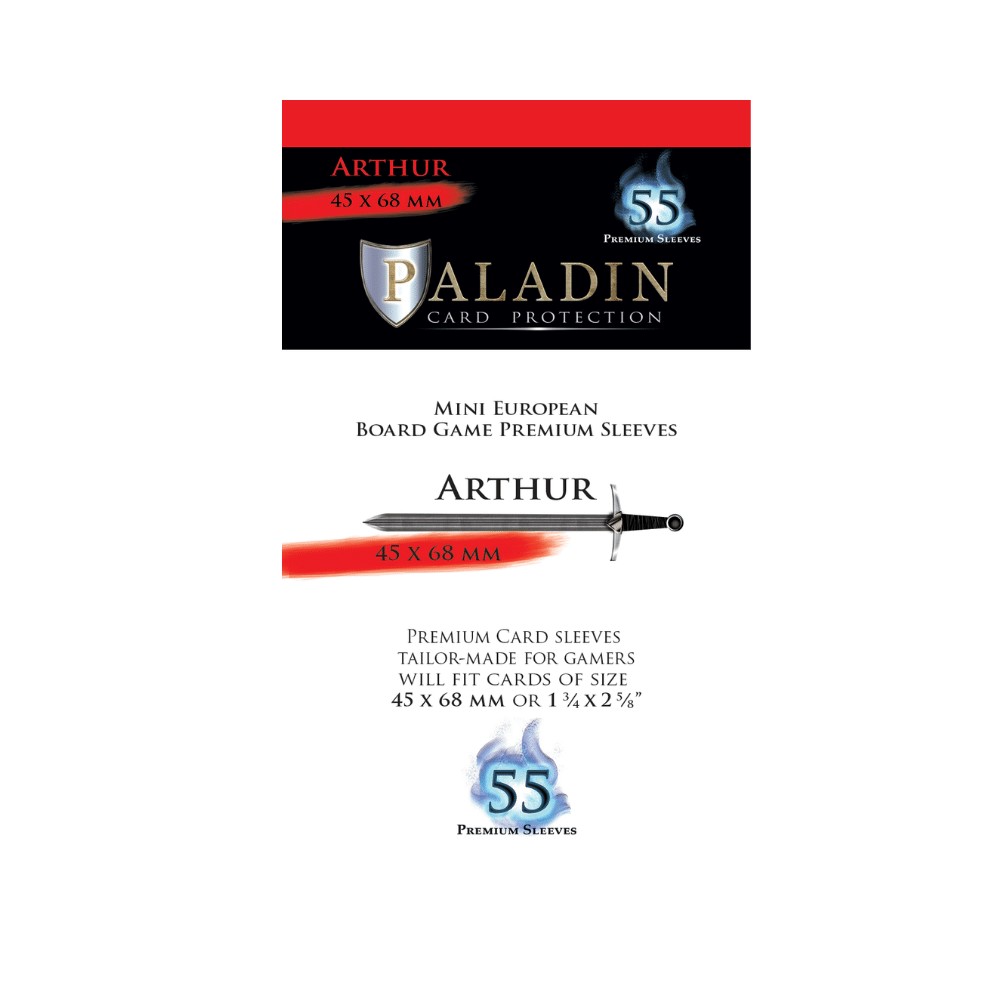 Paladin Sleeves - Arthur - 45 x 68mm (55) Cartables et portfolios - Sleeves - Mini-européene