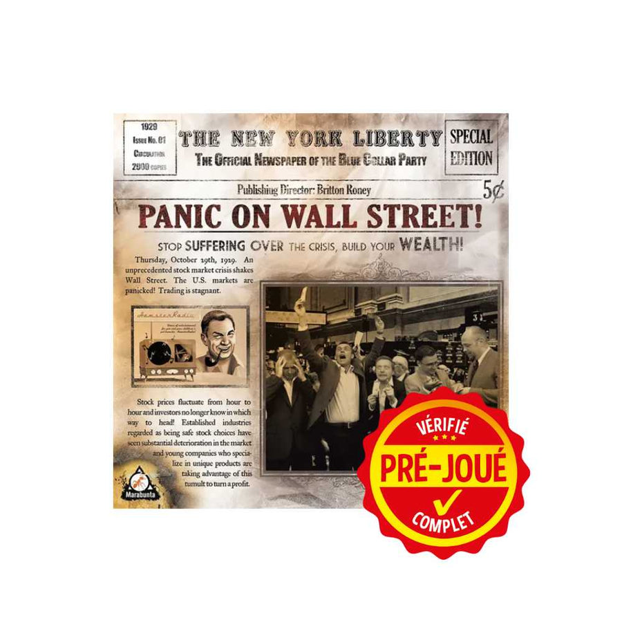 Panic on Wall Street ( pré-joué) (EN) BAZAR - Bazar - Ambiance (party)
