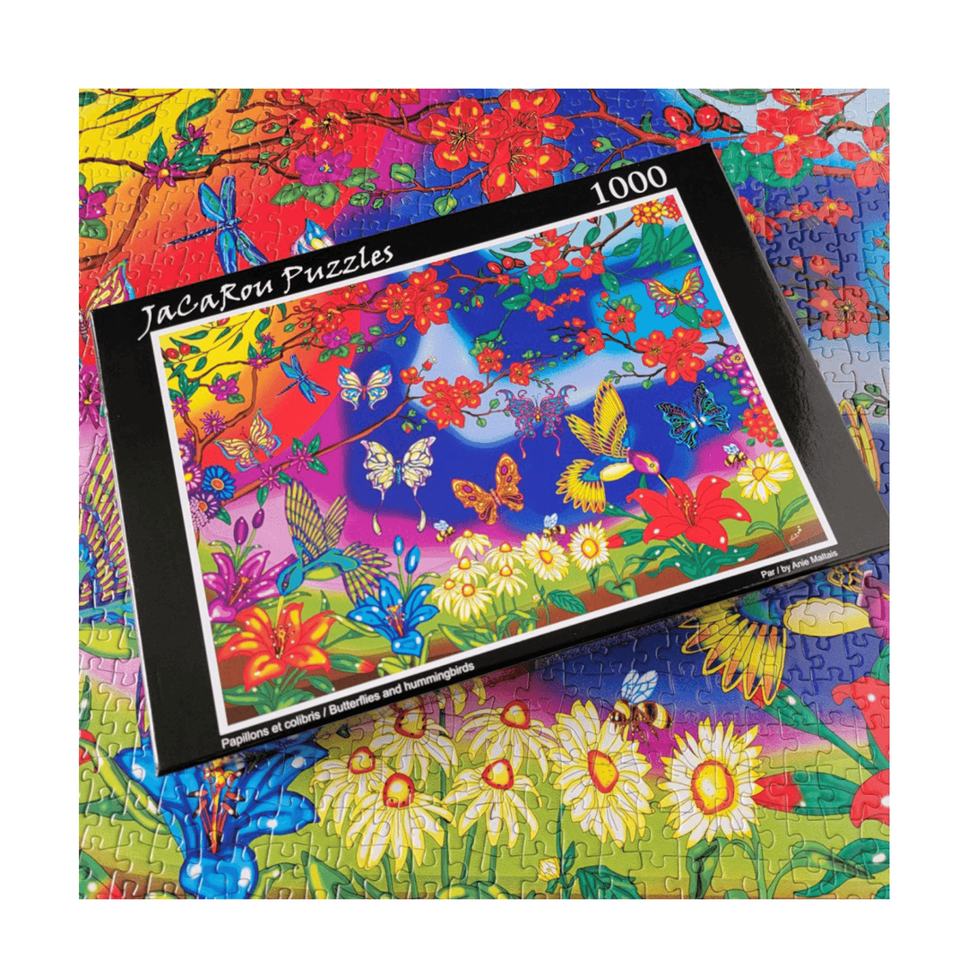 Papillons & colibris | Butterflies & Hummingbirds (Puzzle 1000 pcs) CASSE-TÊTE - 1000 morceaux