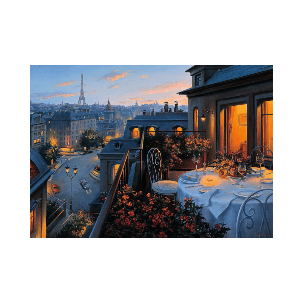 Paris Balcony (1000 pc) CASSE-TÊTE - 1000 morceaux