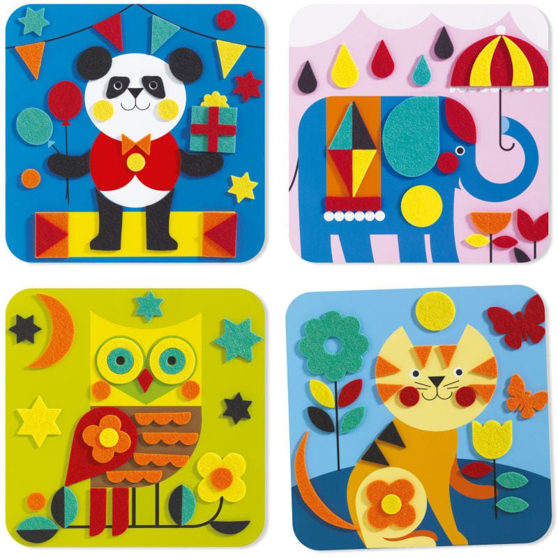Tableaux de feutrine | Felt Pictures : Douces créatures (ML) PASSE-TEMPS - Bricolages