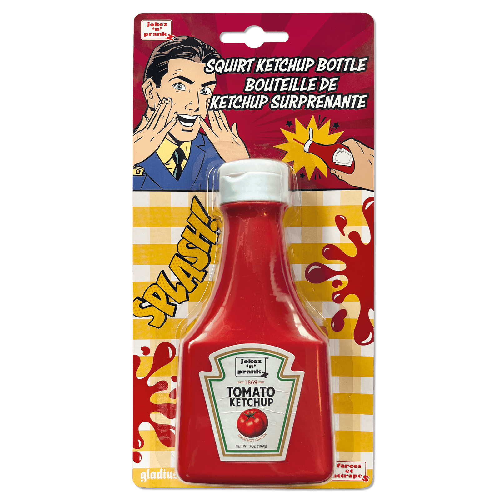 Bouteille de ketchup surprenante | Squirt Ketchup Bottle PASSE-TEMPS - Farces et attrapes