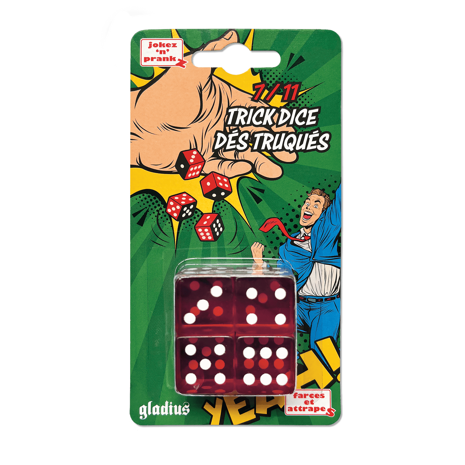 Dés truqués | Trick Dice PASSE-TEMPS - Farces et attrapes