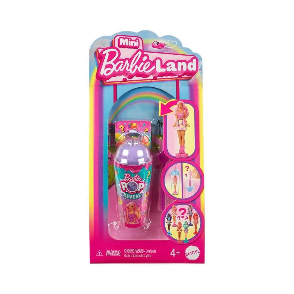 Mini BarbieLand - Poupée Pop Reveal PASSE-TEMPS - Jouets