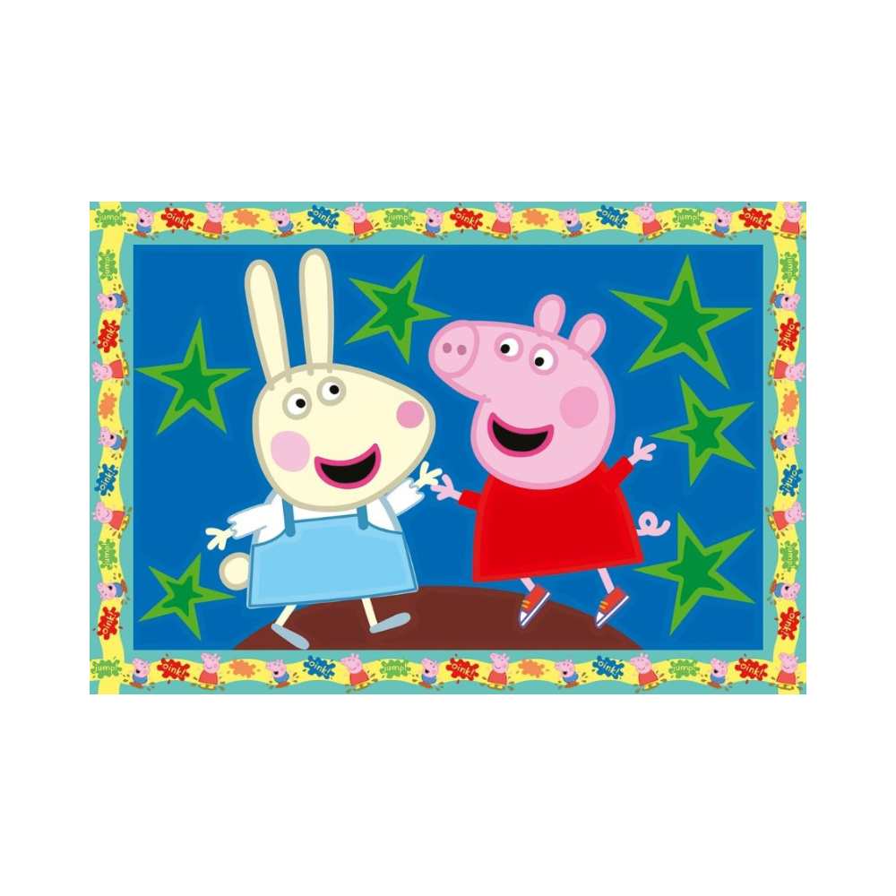 Creart : Peppa Pig - 2 images (32x22 cm) PASSE-TEMPS - Peinture à numéro