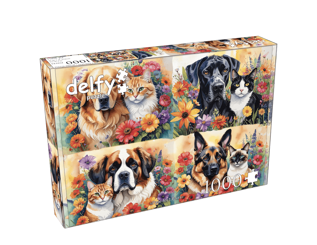 Paw-Fect Pairs (1000pcs) CASSE-TÊTE - 1000 morceaux