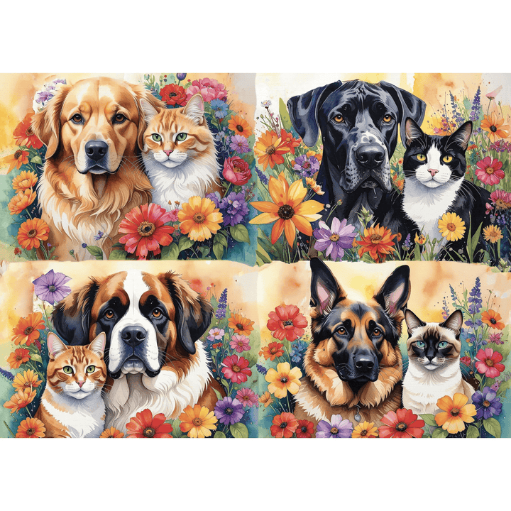 Paw-Fect Pairs (1000pcs) CASSE-TÊTE - 1000 morceaux