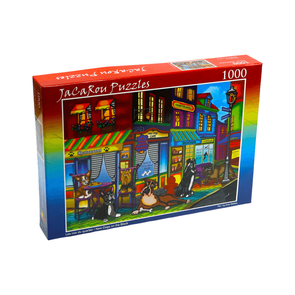 Les rois du quartier casse-tête JaCaRou | New Dogs On The Block Puzzle