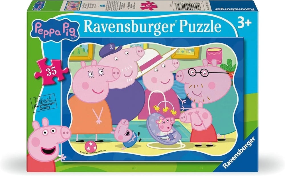 Peppa Pig (35pcs) CASSE-TÊTE - 25-49 morceaux