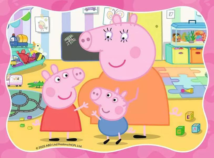 Peppa Pig, 4 in a Box (12/16/20/24pcs) CASSE-TÊTE - 2 - 24 morceaux