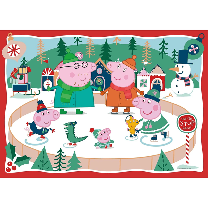 Peppa Pig Christmas - Puzzle de plancher Géant (24pcs) CASSE-TÊTE - 2 - 24 morceaux