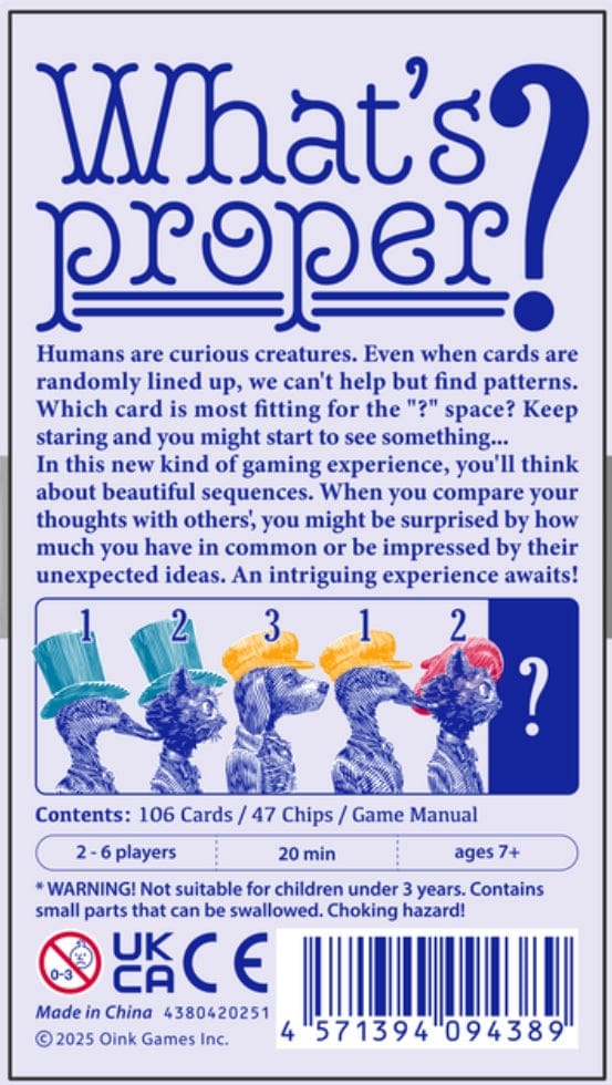 Petiquette (EN) JEUX - Famille