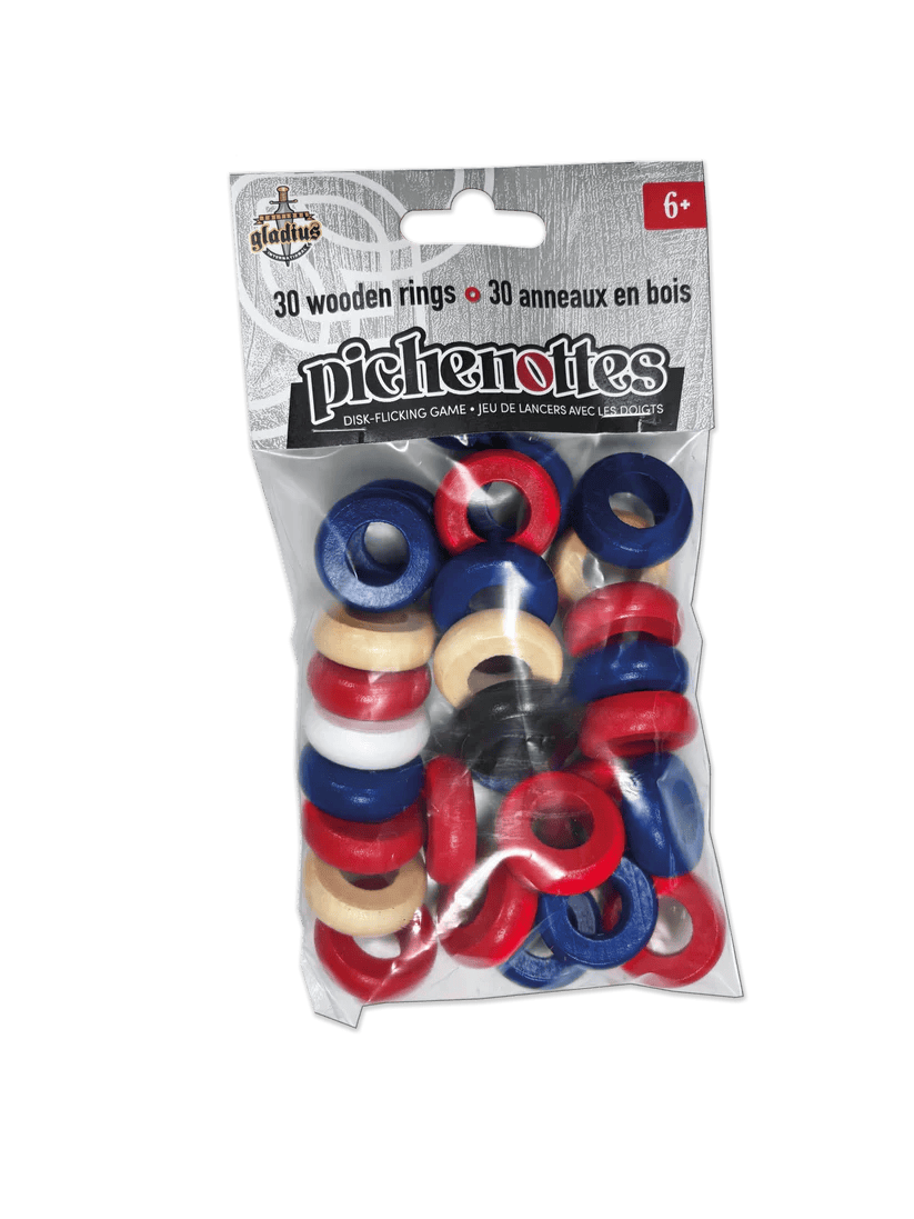 Pichenottes - 30 anneaux en bois ACCESSOIRES - Pièces de jeu