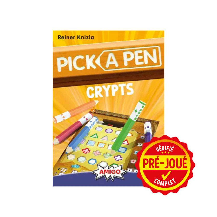 Pick a pen : Crypts (pré-joué) (EN) BAZAR - Bazar - Famille