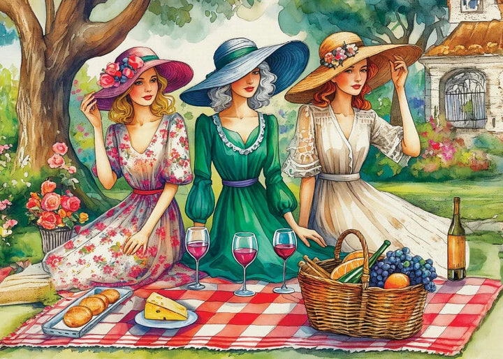 Picnic in Time (1000 pcs) CASSE-TÊTE 1000 morceaux