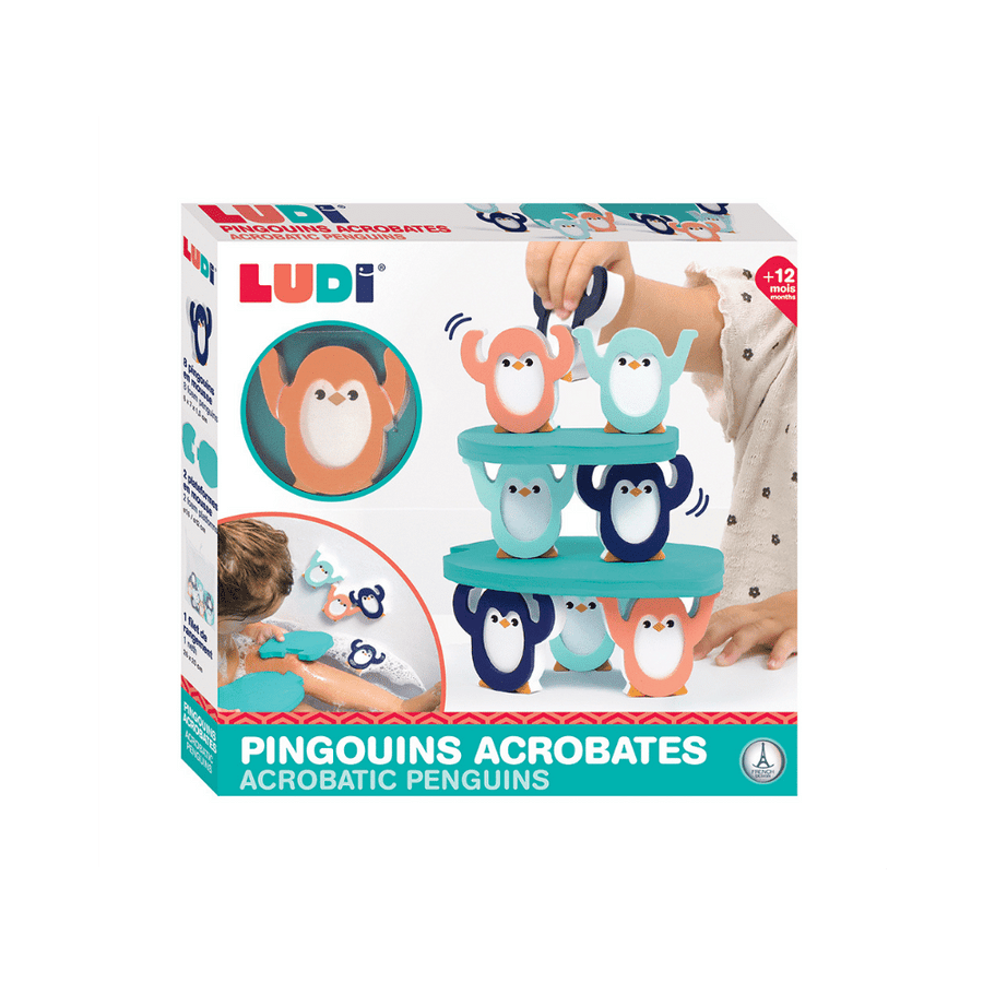 Pingouins acrobates (ML) PASSE-TEMPS - Jouets - Bébé - Bébé 12-24 mois