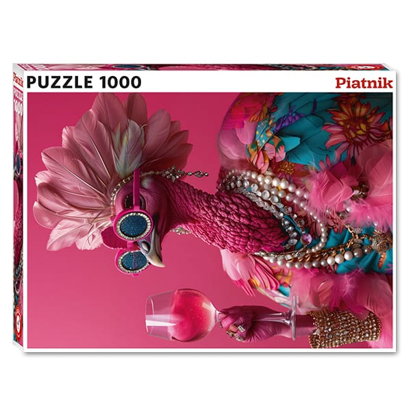 Pink Birdie (1000 pcs) CASSE-TÊTE - 1000 morceaux