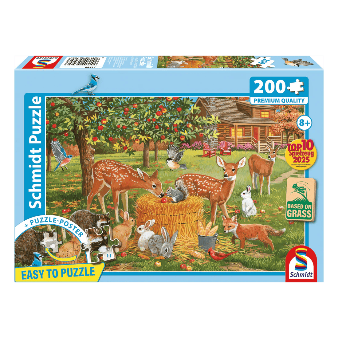 Pique-nique des animaux (200 pcs) CASSE-TÊTE - 200 - 275 morceaux
