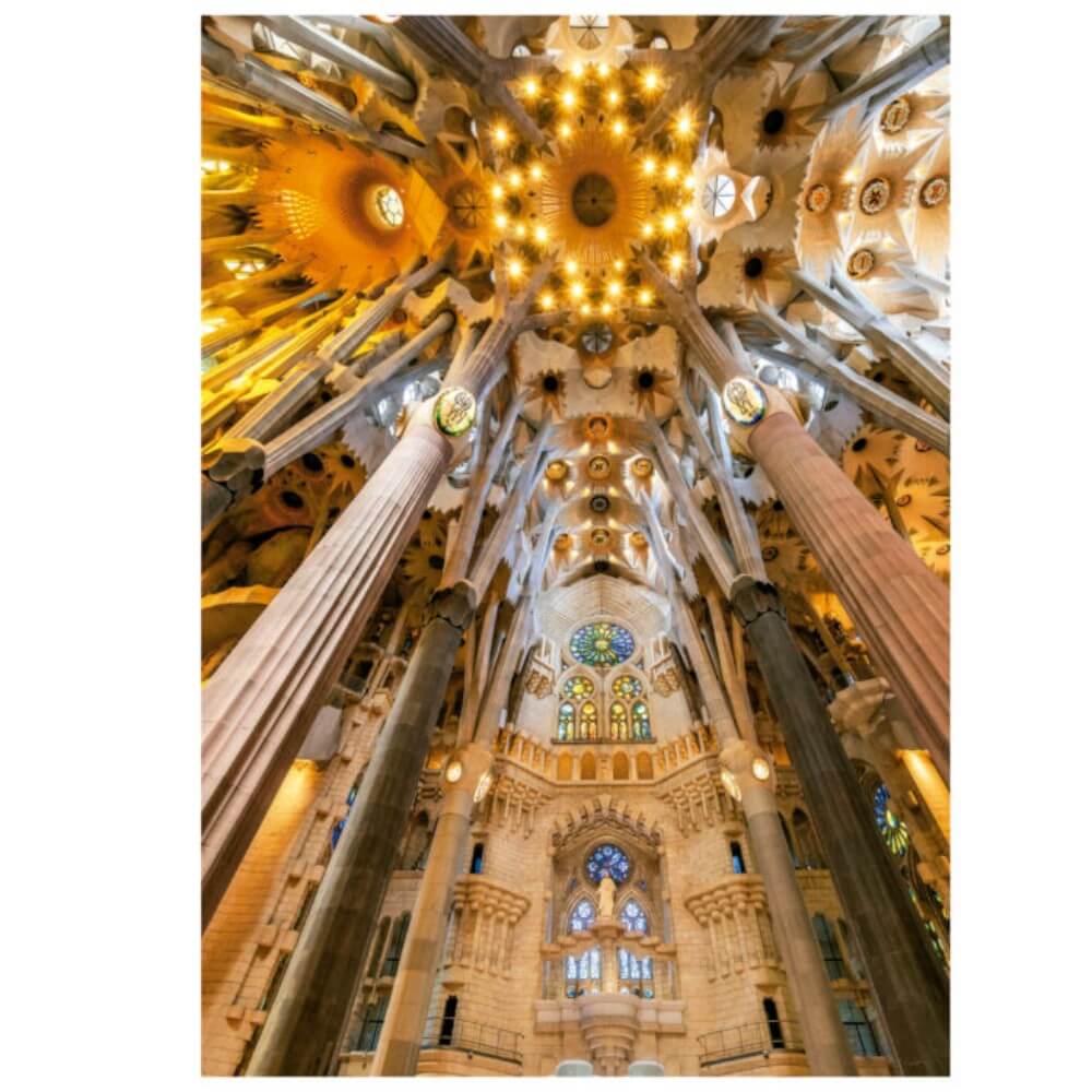 Intérieur de la Sagrada Familia  Sagrada Familia interior Educa Puzzle